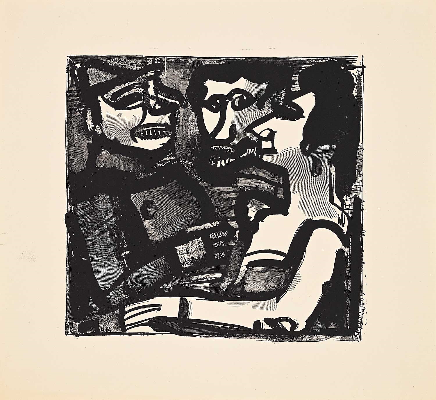 Georges Rouault | The Conversation (1938) | MutualArt