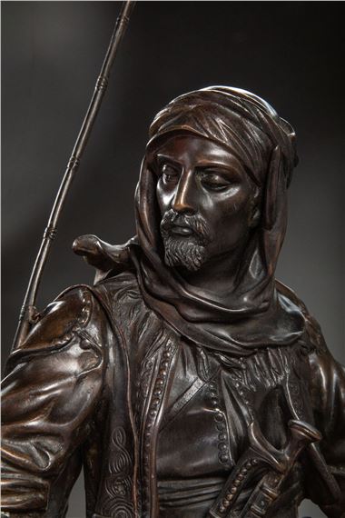 Alfred Barye | Arab rider returning from the hunt | MutualArt