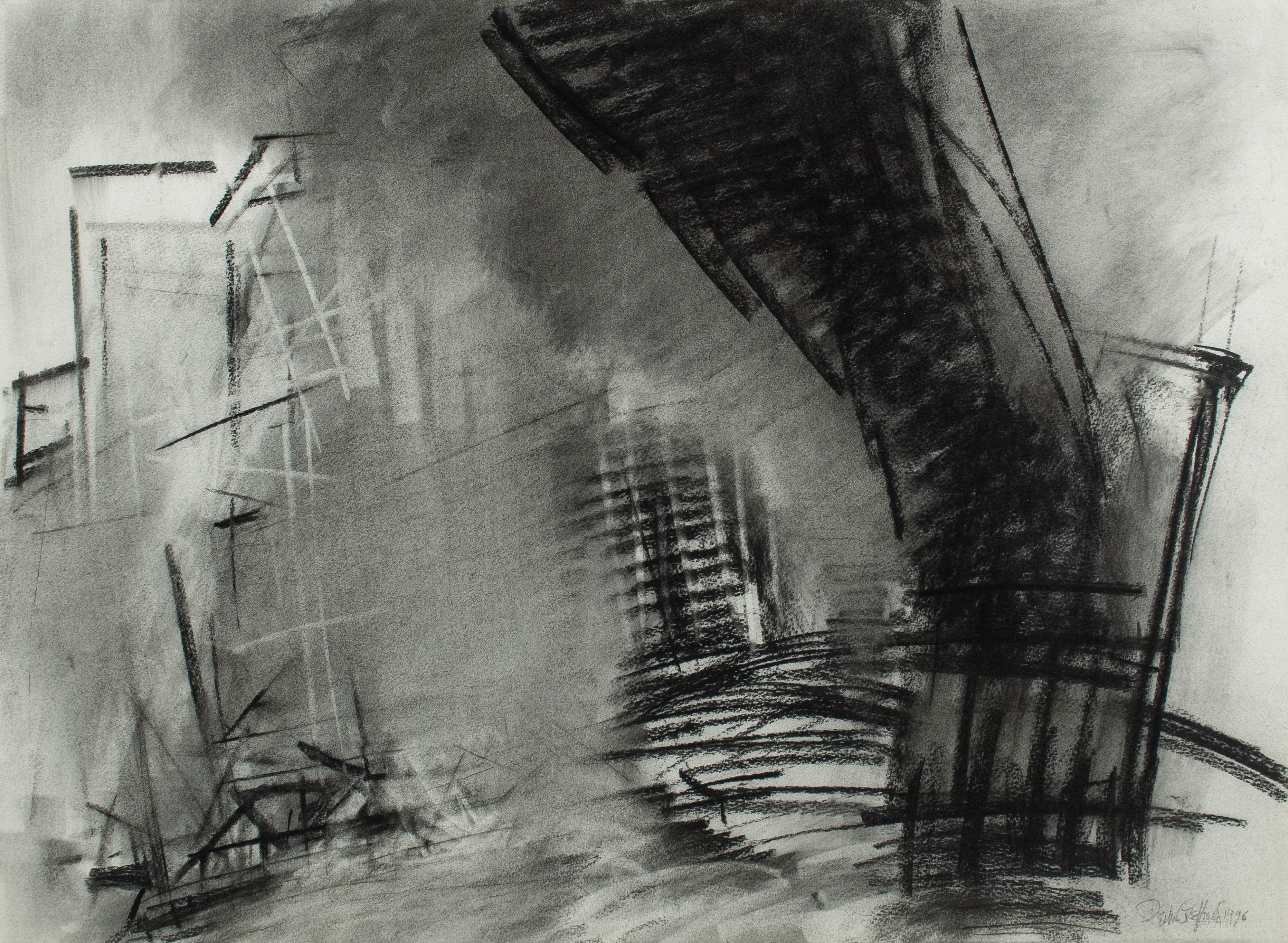 Dennis Creffield | Manhattan from under the Brooklyn Bridge; Lower ...