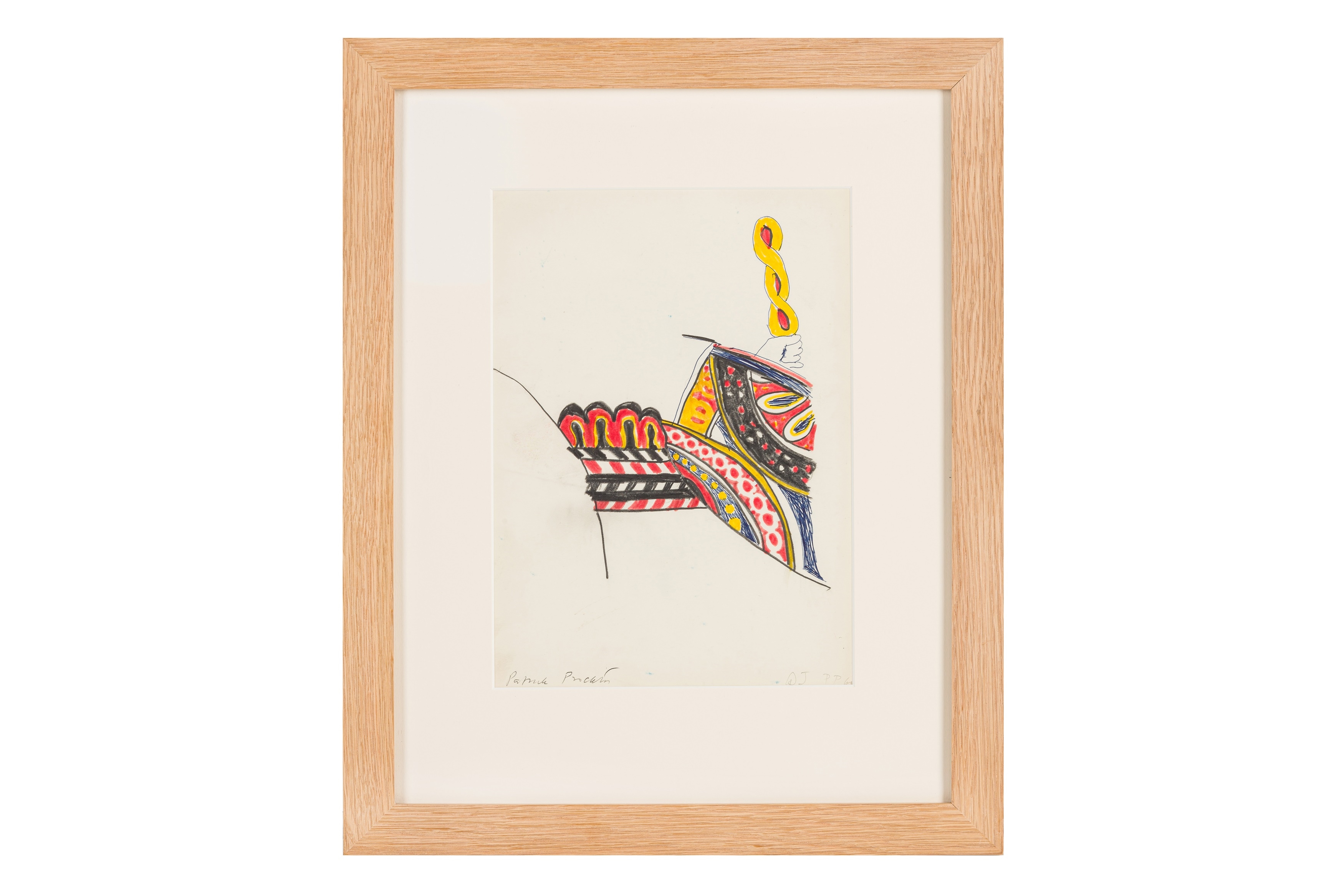 Patrick Procktor | Drawing based on playing cards (1964) | MutualArt