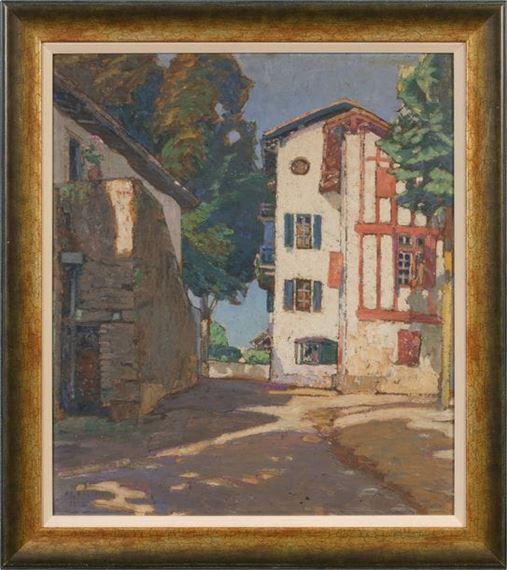 Pierre Gaston Rigaud | Basque village (1926) | MutualArt