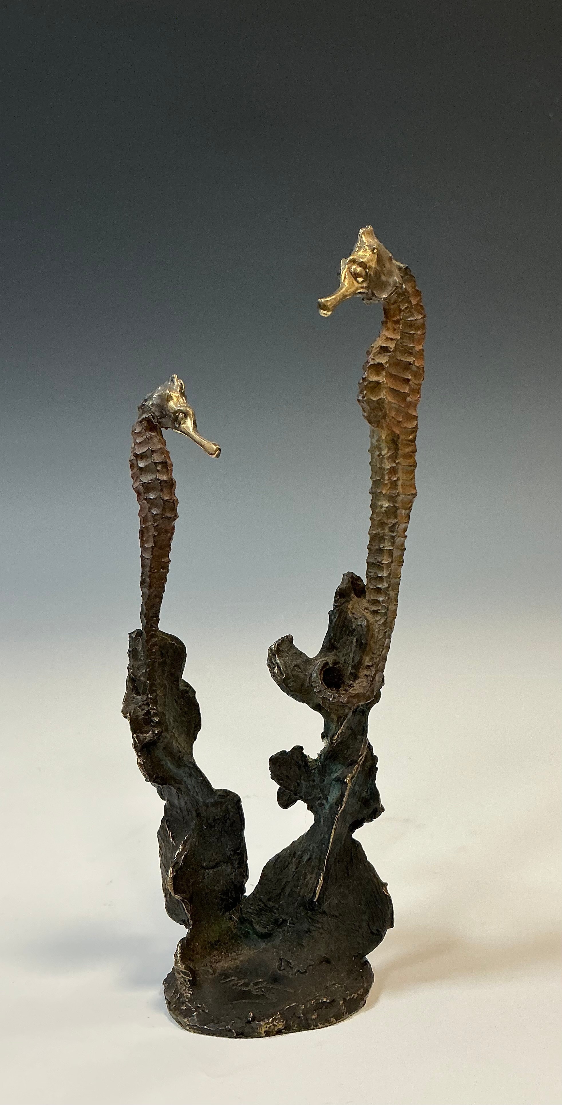 Michael Storey | A bronze, of two seahorses | MutualArt
