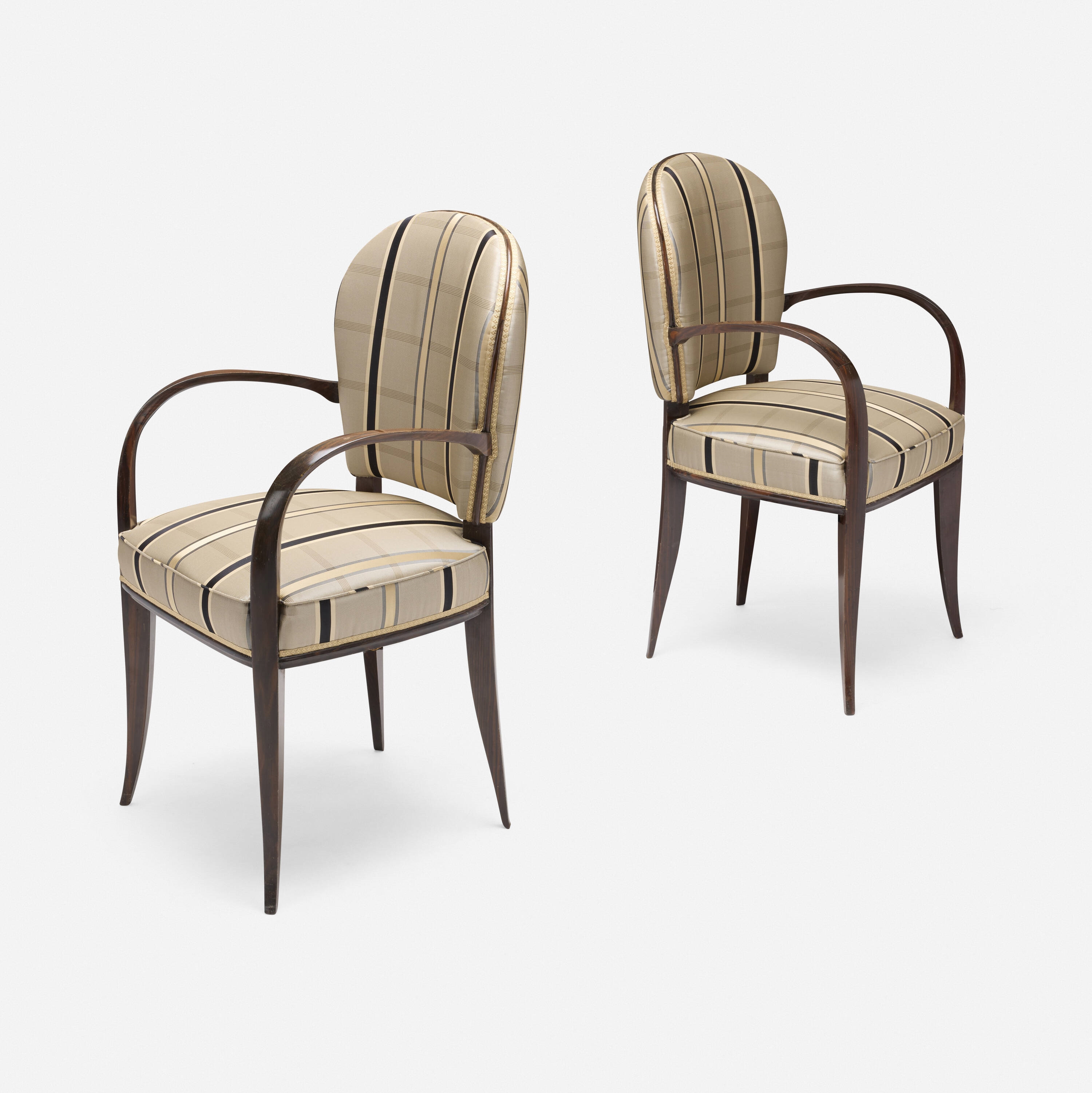 Émile-Jacques Ruhlmann | Armchairs, set of four (1925) | MutualArt