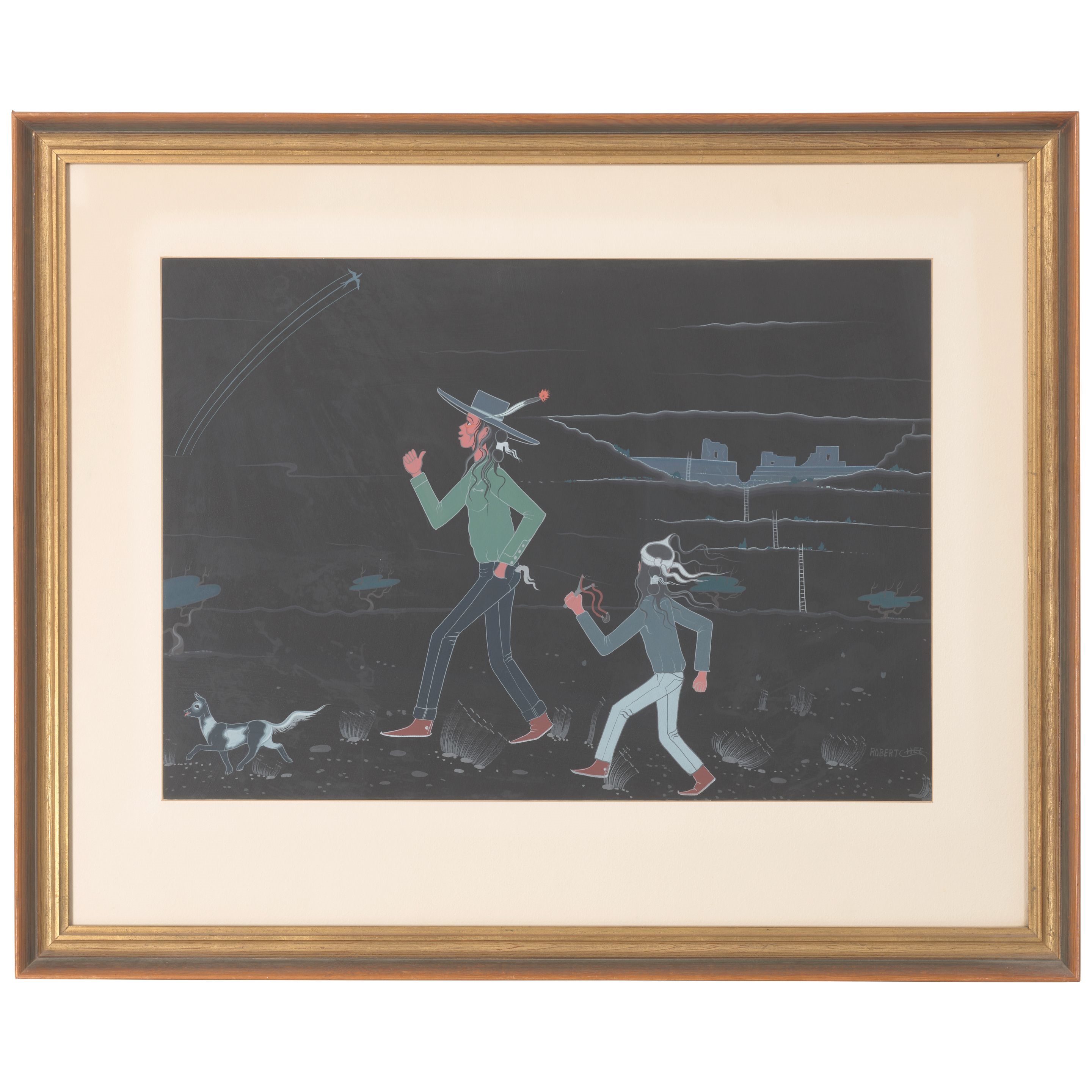 Robert Chee | Two Robert Chee paintings | MutualArt