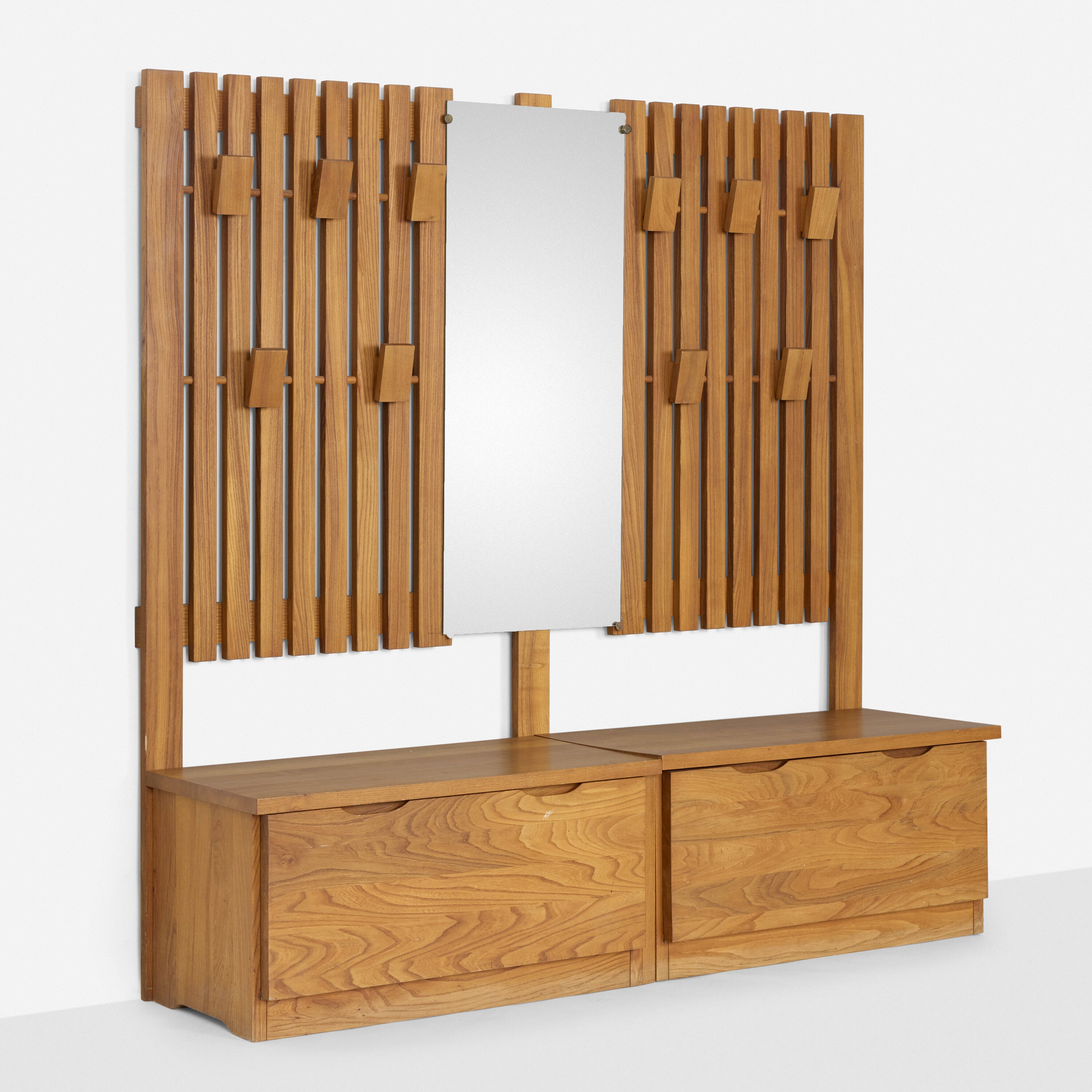 Pierre Chapo | Hall tree with storage bench (1965) | MutualArt