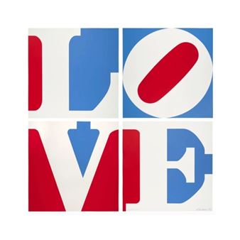 Four Panel Love - Robert Indiana