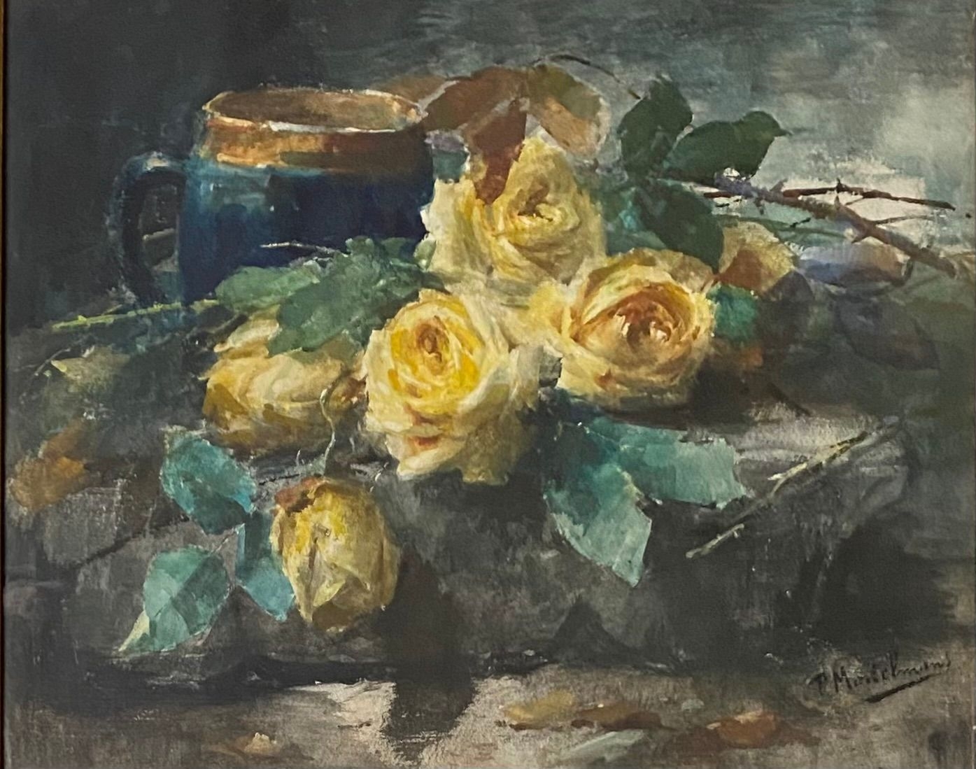Frans Mortelmans | Still life with roses | MutualArt