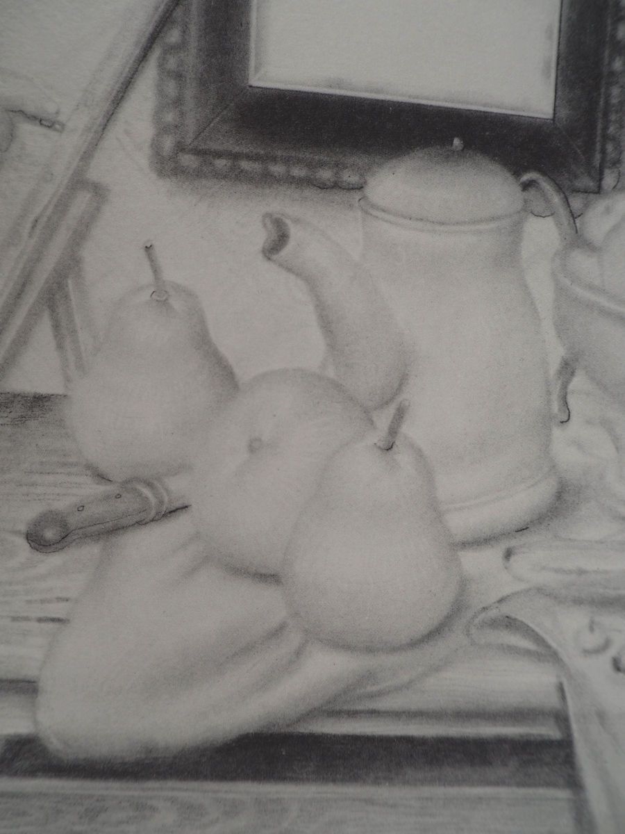 Fernando Botero | Still life painter and child (1992) | MutualArt