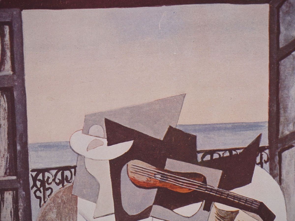 Pablo Picasso | Open window at Saint-Raphaël (1919) | MutualArt