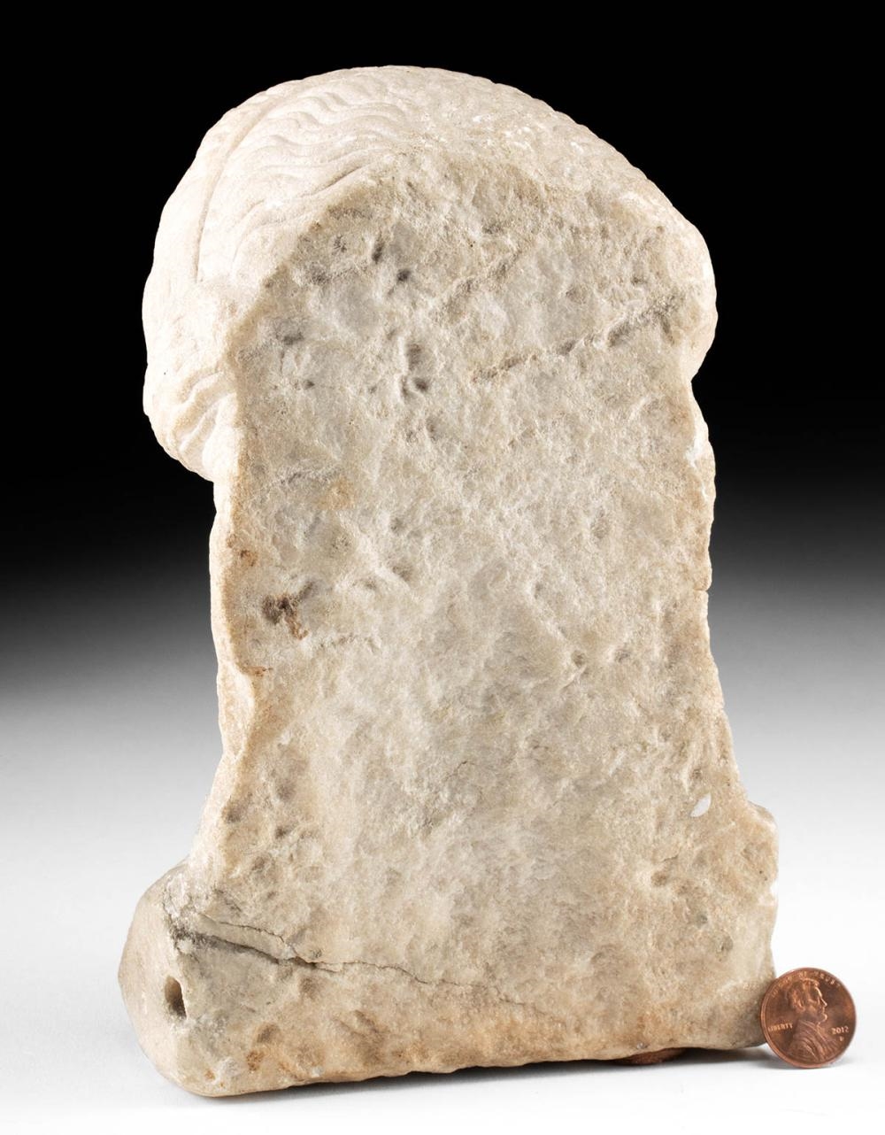 Roman School, 2nd Century | Refined Imperial Roman Marble Head of ...