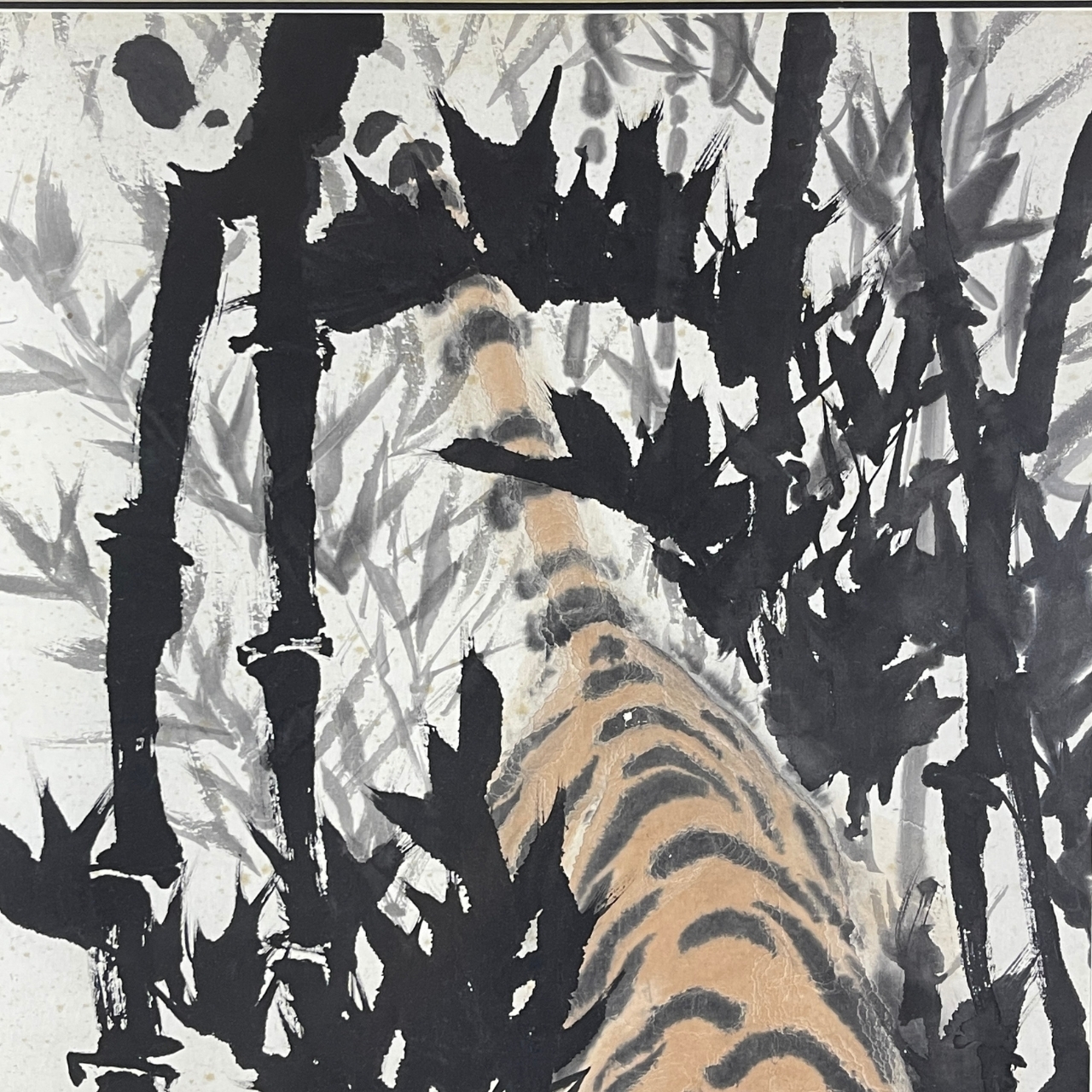 Chinese School | CHINESE INK AND COLOR PAINTING TIGER | MutualArt