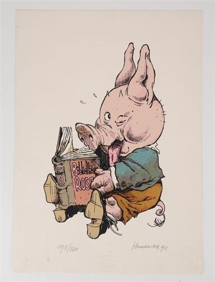 HAUSMANN Serigraph - Raoul Hausmann