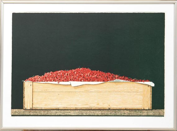 Philip von Schantz | Red currants in a box (1980) | MutualArt