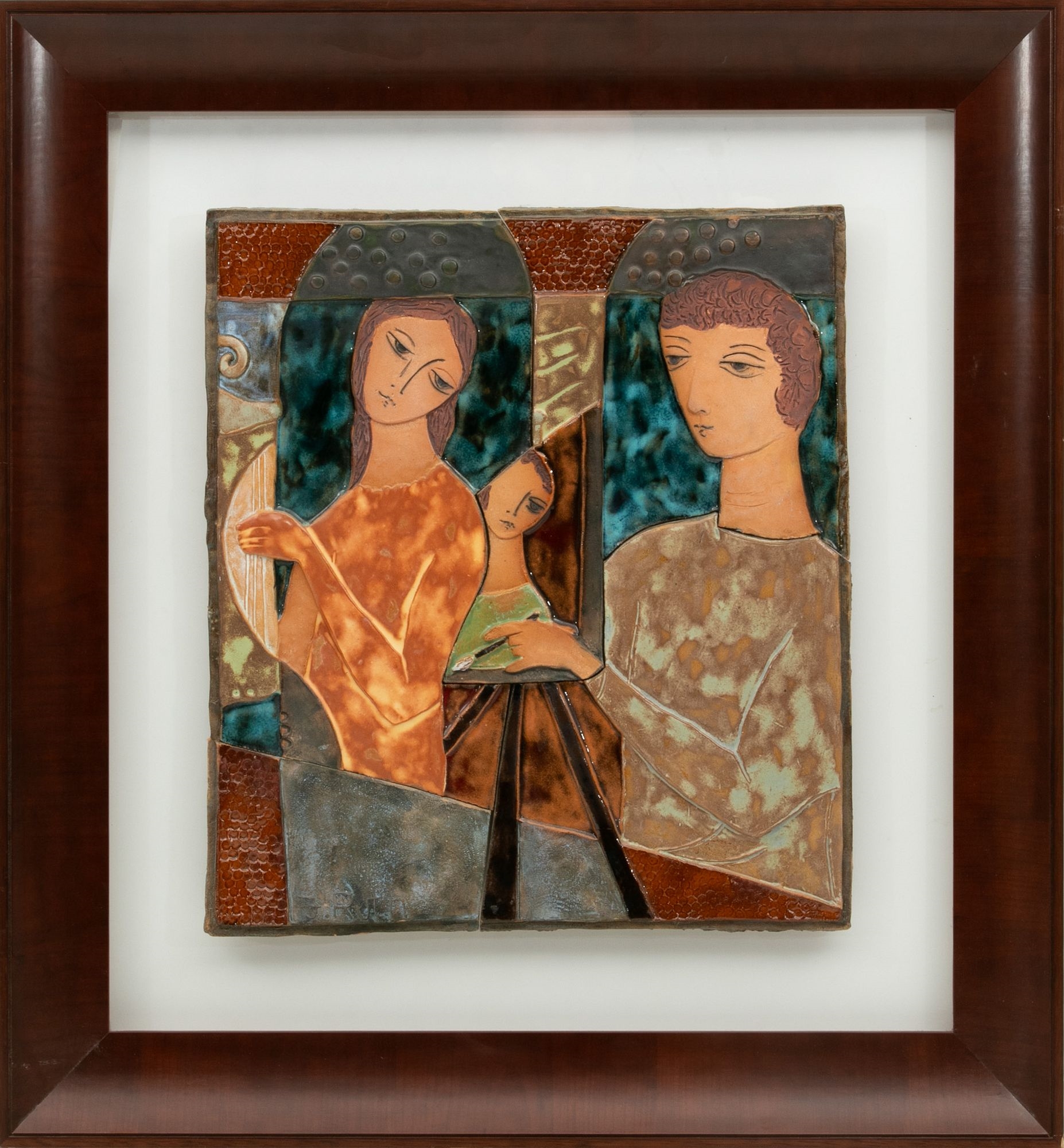 J. Ruth | Artist with Model and Painting | MutualArt