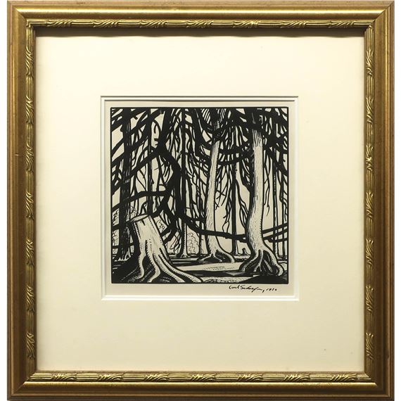 Carl Schaefer | CEDAR WOODS (1930) | MutualArt