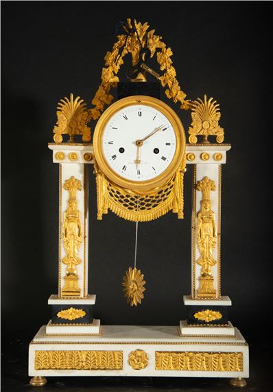 Henri Deschamps | Elegante Reloj Francés de Sobremesa | MutualArt