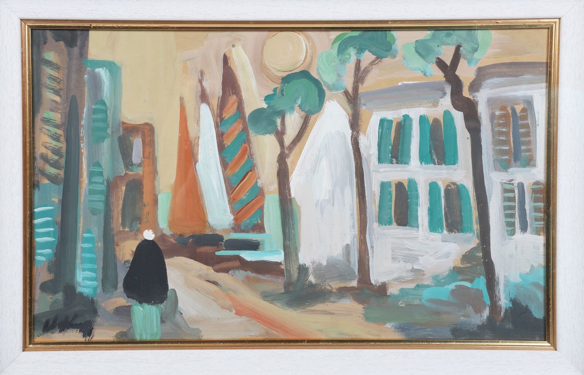 Markey Robinson | Street Scene, Mediterranean Town | MutualArt