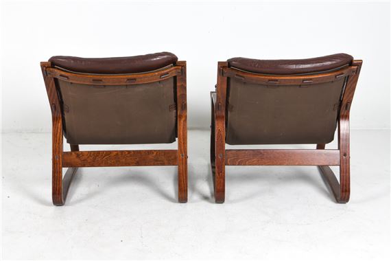 Giske Carlsen | Giske Carlsen for Kleppe Leather Lounge Chairs