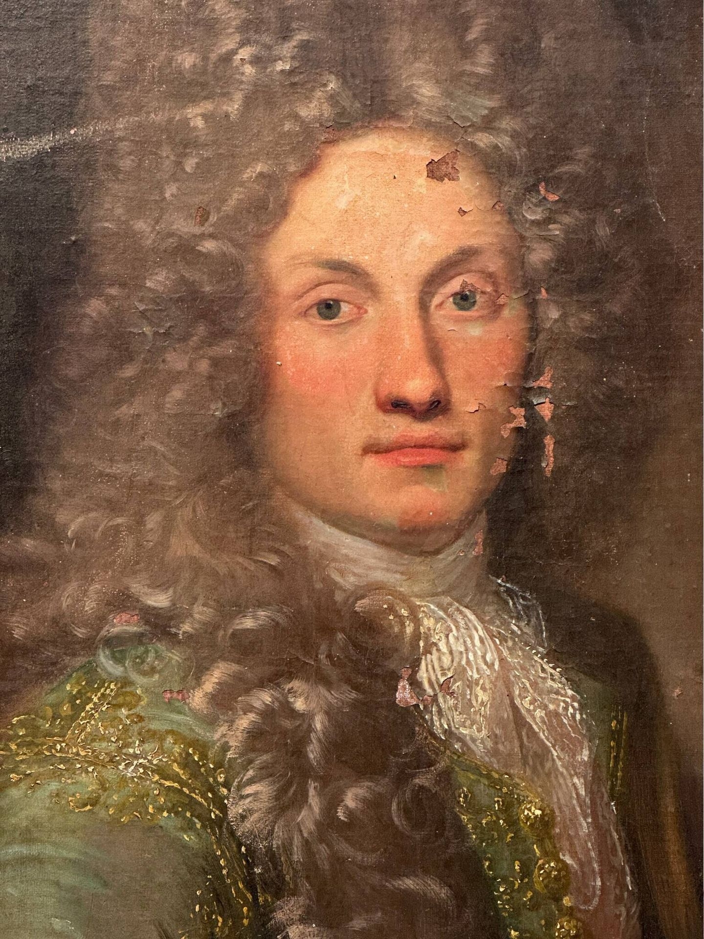 French School, 18th Century | Portrait of a man (1696) | MutualArt