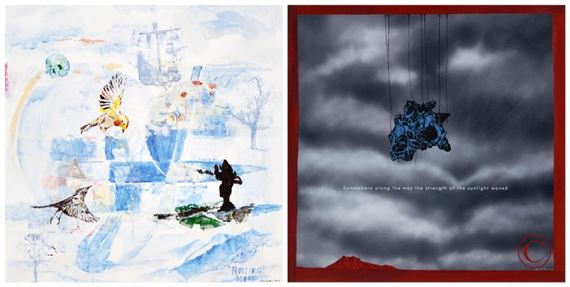 Rolling Moon & Somewhere Beautiful - Shane Cotton