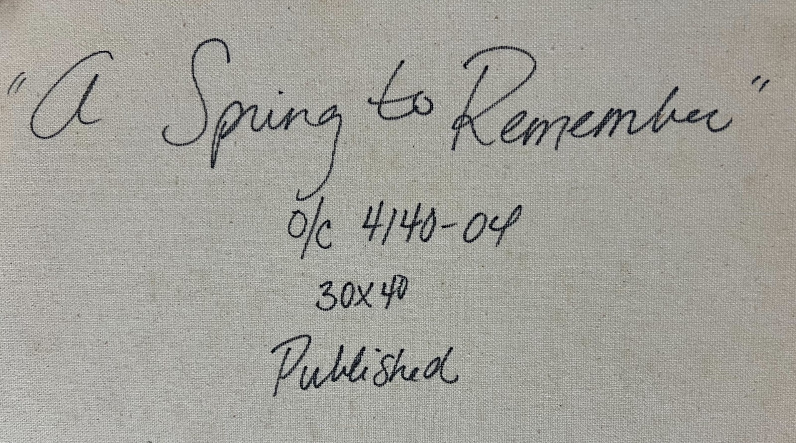 James Coleman | A SPRING TO REMEMBER (2004) | MutualArt