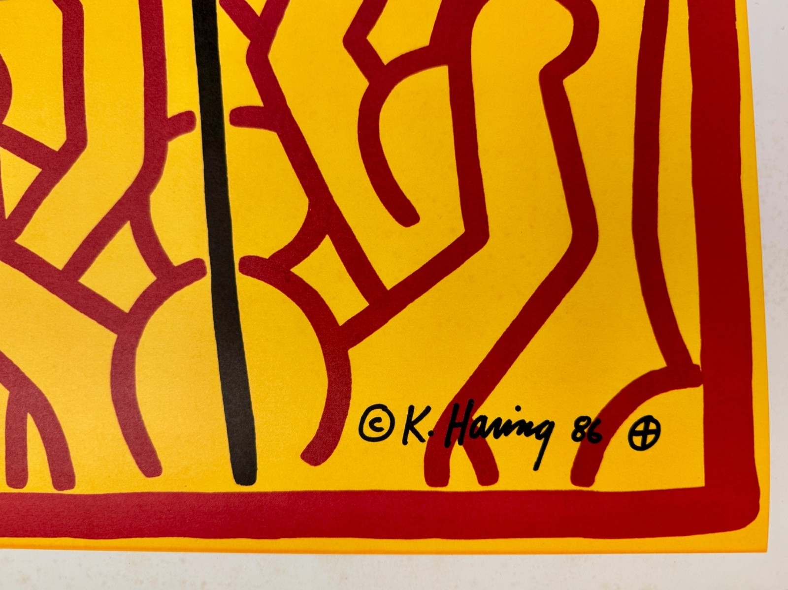 Keith Haring | Absolut Vodka rare vintage lithograph (1986) | MutualArt