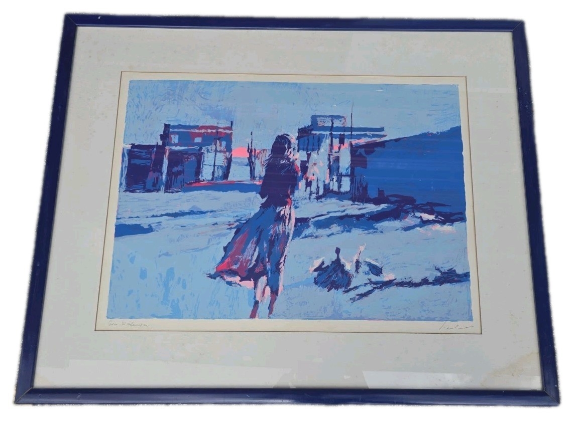 Nicola Simbari | Rare 1959 Signed NICOLA SIMBARI Original Silkscreen ...