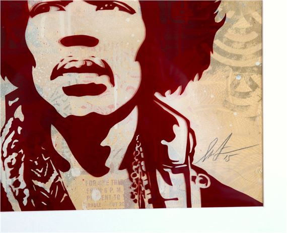 Shepard Fairey | JIMI HENDRIX (2015) | MutualArt