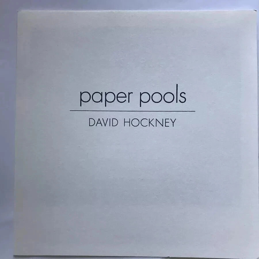 David Hockney | Plate Signed Paper Pools Swimming Pool Diving Board ...