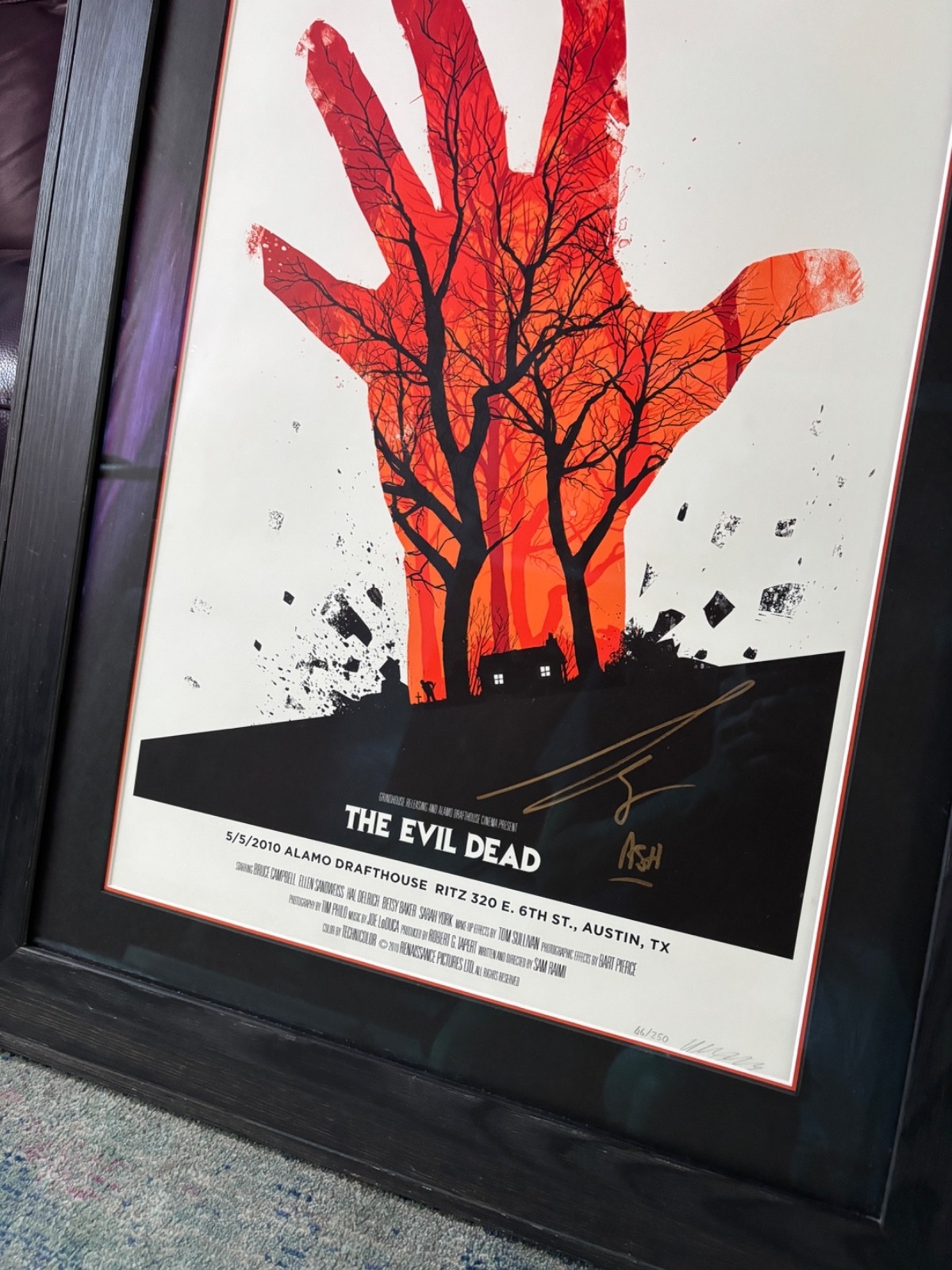 Olly Moss | The Evil Dead Mondo screen print poster (2010) | MutualArt