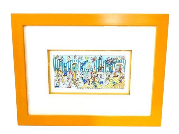 James Rizzi | OUTDOOR LUNCHEN (1990) | MutualArt