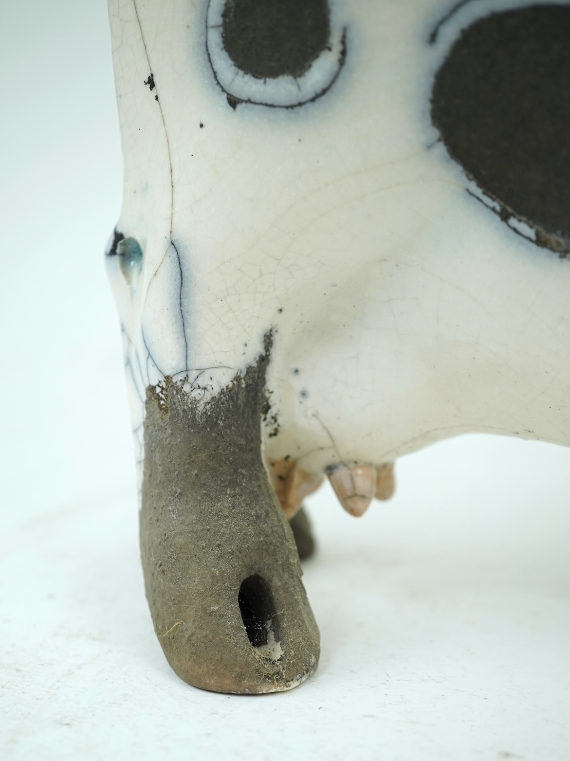 Lawson Rudge | A raku fired pottery cow | MutualArt