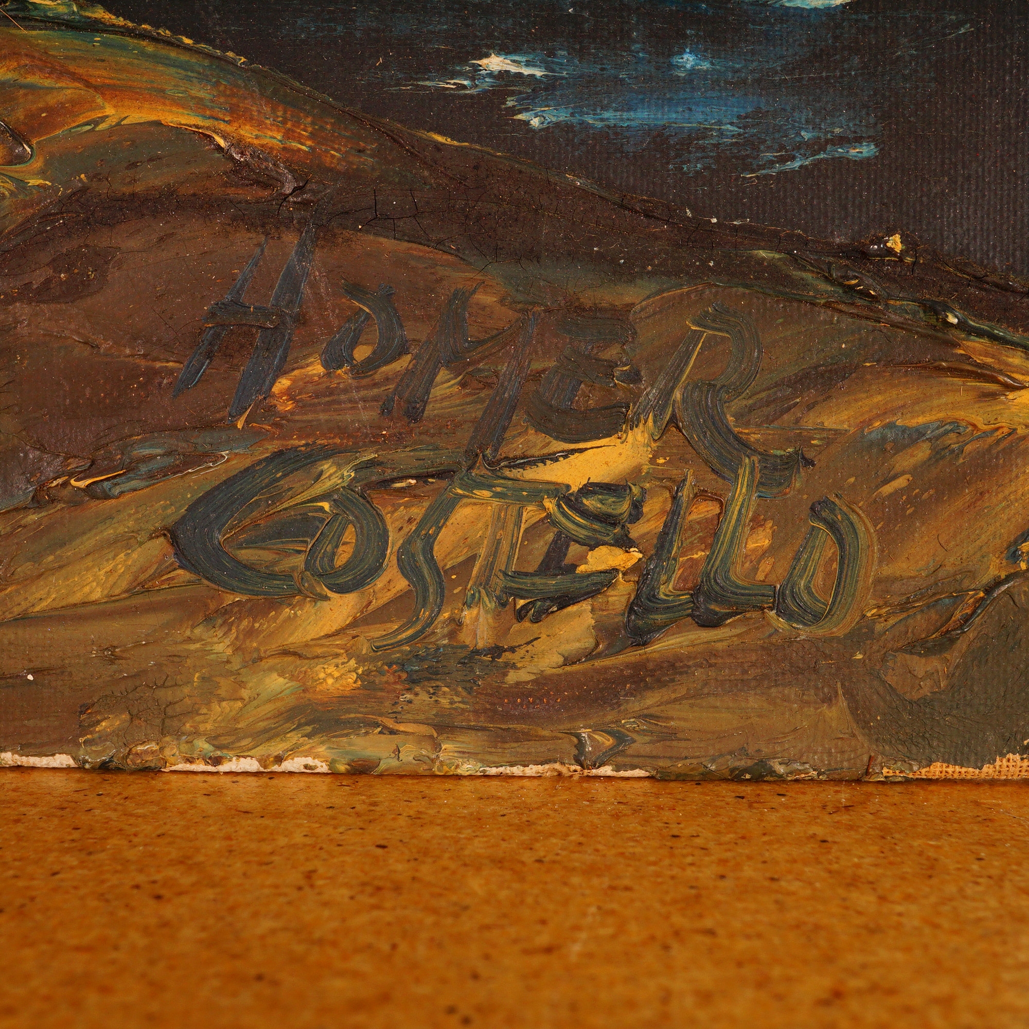Homer Costello | Oil on Board, Coastal Scene, Signed (1960) | MutualArt