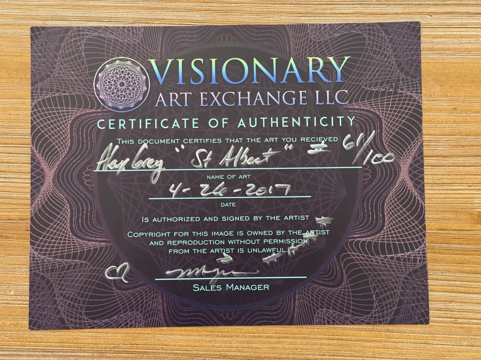 Alex Grey | St Albert & the LSD Revelation Revolution | MutualArt