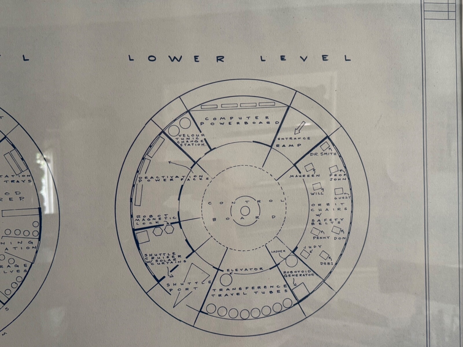 Mark Bennett | Lost In Space - Jupiter II signed Blueprint (1995 ...