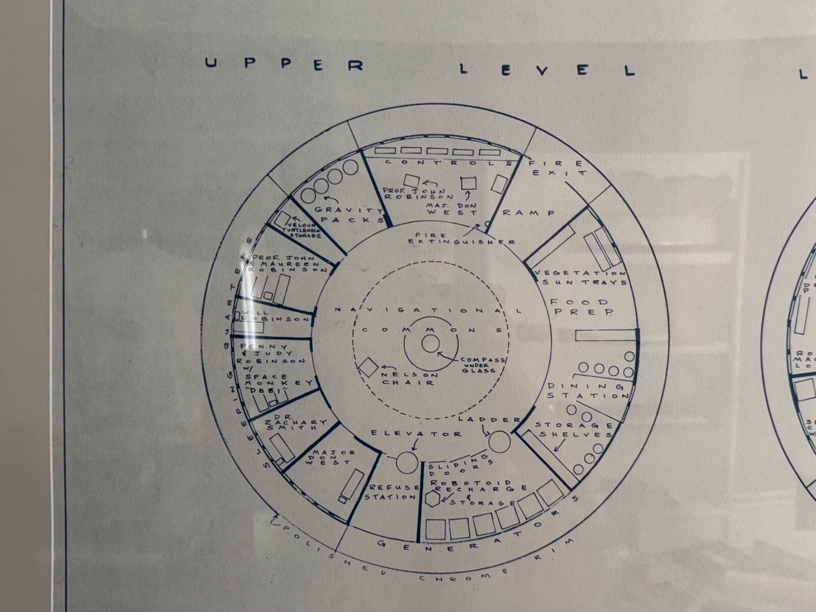 Mark Bennett | Lost In Space - Jupiter II signed Blueprint (1995 ...