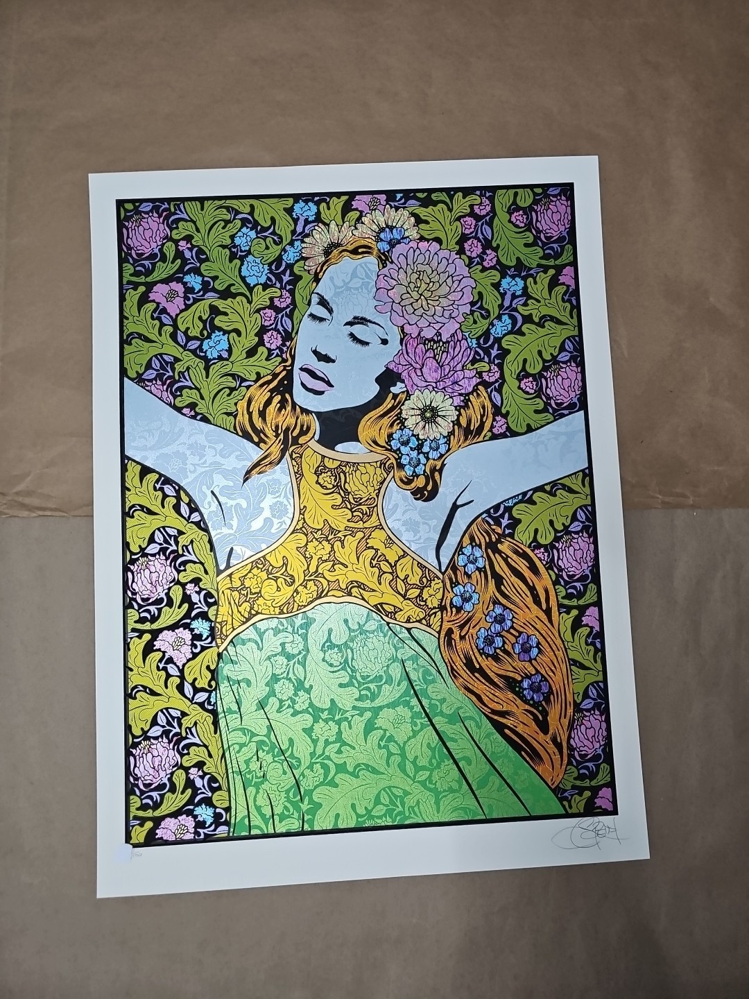 Chuck Sperry | RHYME Signed & Numbered Muses Screen Print RARE #/100 ...