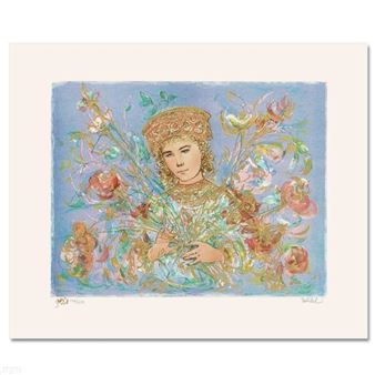 Cheryl Limited Edition Lithograph - Edna Hibel