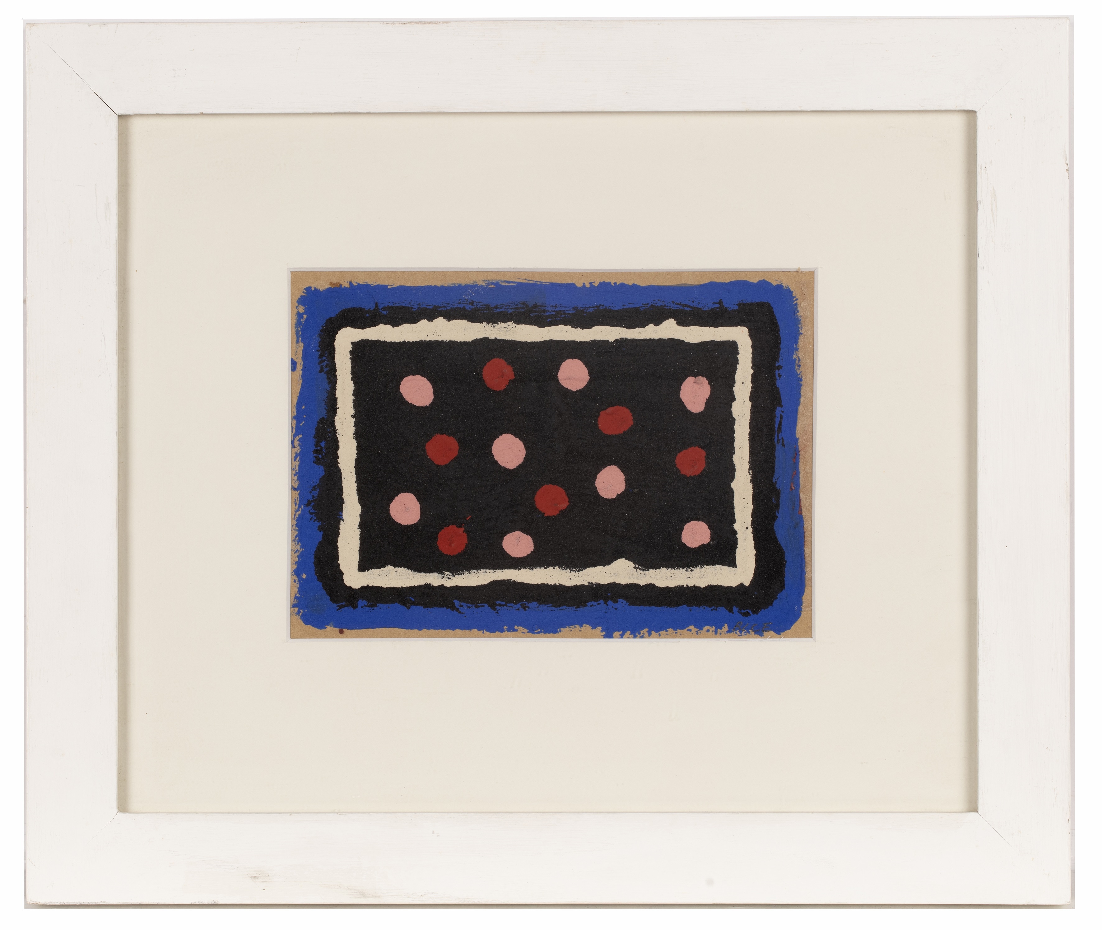 Brian Rice | Vermillion and pink on black (2009) | MutualArt