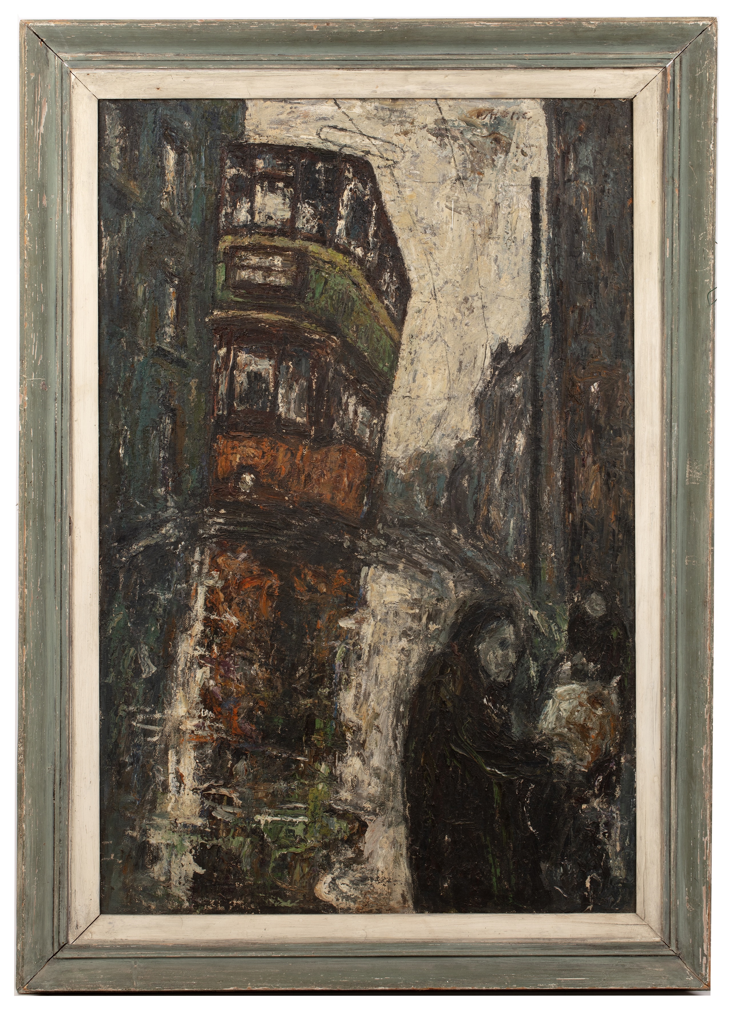 Herbert Bannister Whone | Tram and Figures | MutualArt