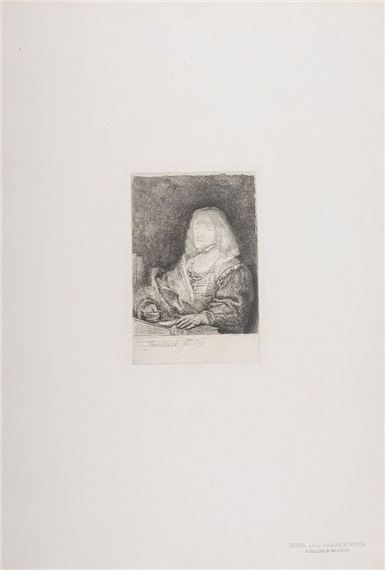 Man with Chain and Cross by Rembrandt van Rijn, 1880