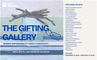 Installation view of RISK exhibition at Art Share L.A..