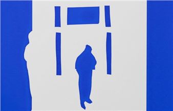 Installation view of Alan Constable exhibition at Arts Project Australia.