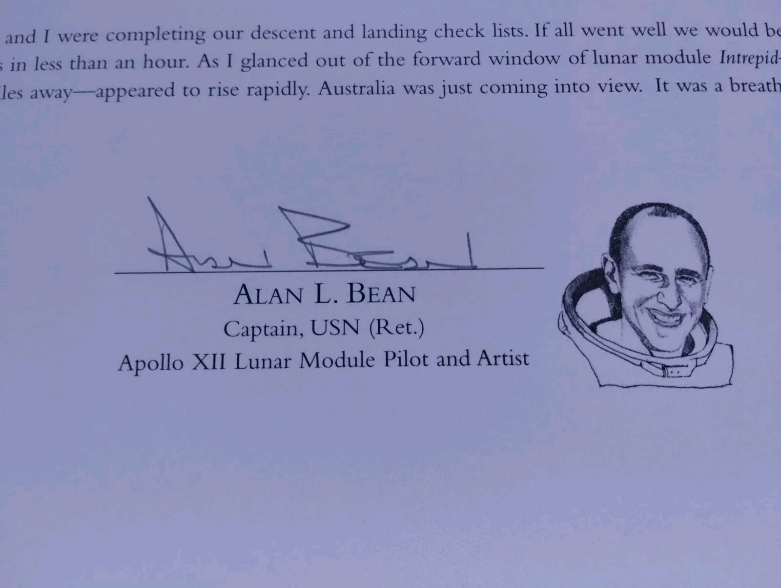 Alan Bean | Kissing the Earth Signed Artist's Proof PRINT ASTRONAUT ART ...