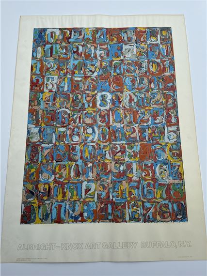 Jasper Johns 'Numbers In Color' Poster – 1976 Pop Art Offset