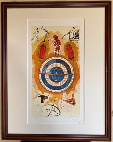 Salvador Dalí | Lyle Stuart Tarot - Wheel of Fortune (1978) | MutualArt