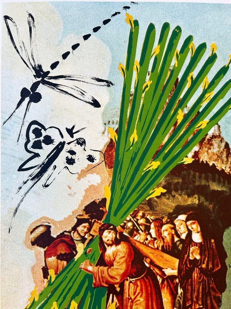 Salvador Dalí | Lyle Stuart Tarot - Ten of Staves (1978) | MutualArt
