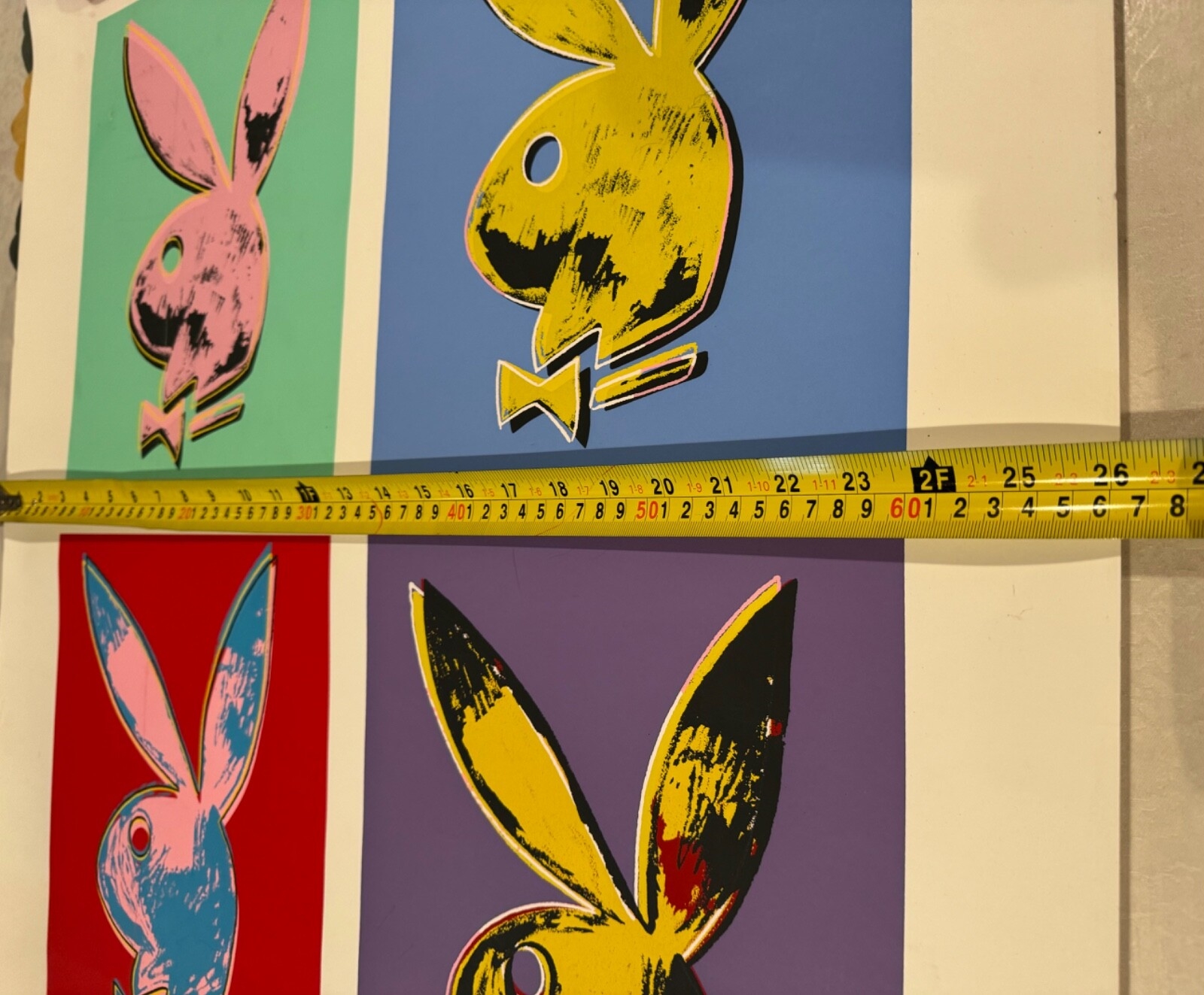 Andy Warhol | Playboy Bunny x 4 (1990) | MutualArt