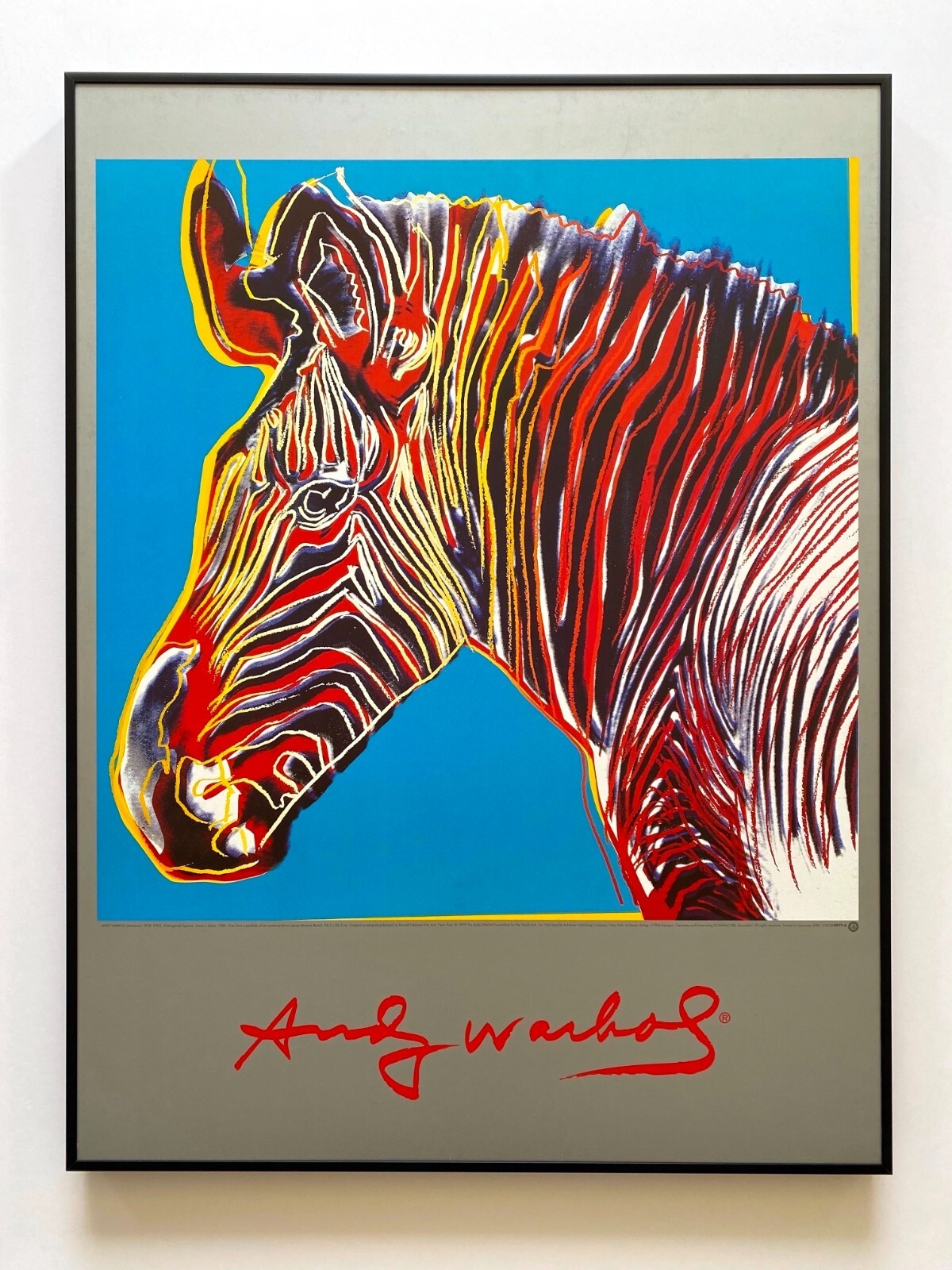 Andy Warhol | ENDANGERED SPECIES : GREVY'S ZEBRA (1999) | MutualArt