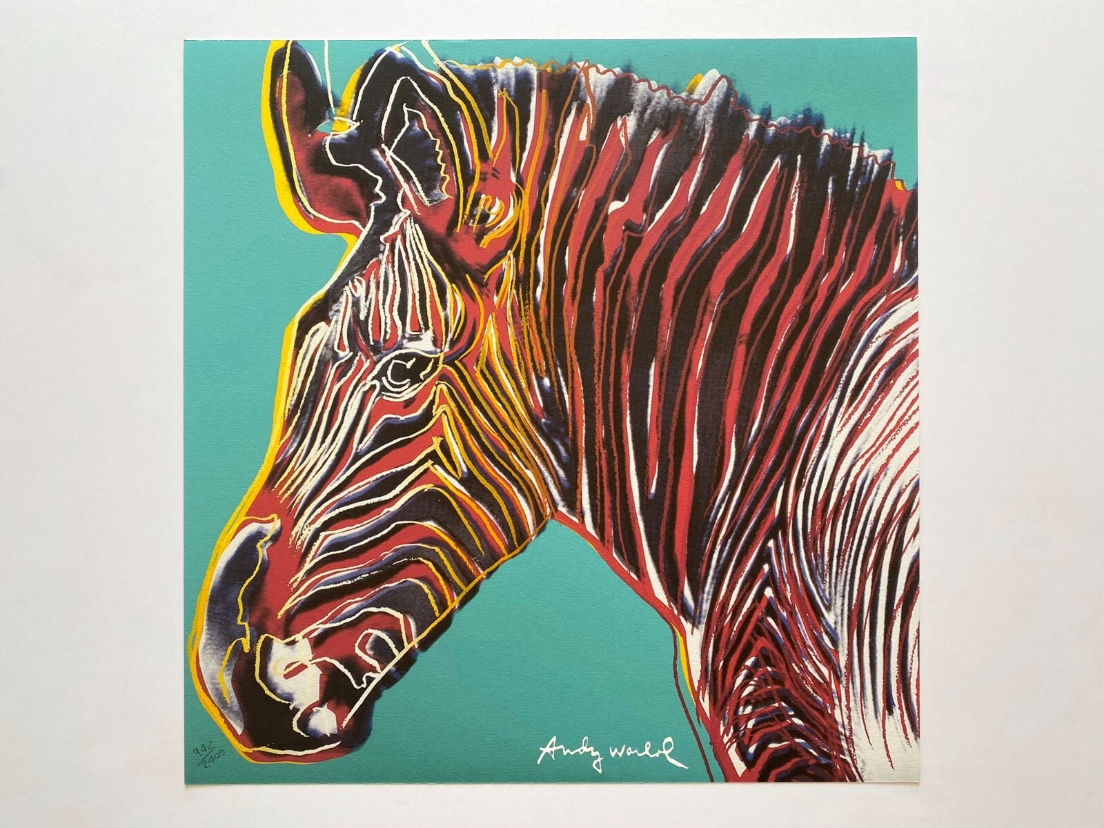 Andy Warhol | GREY'S ZEBRA (1986) | MutualArt